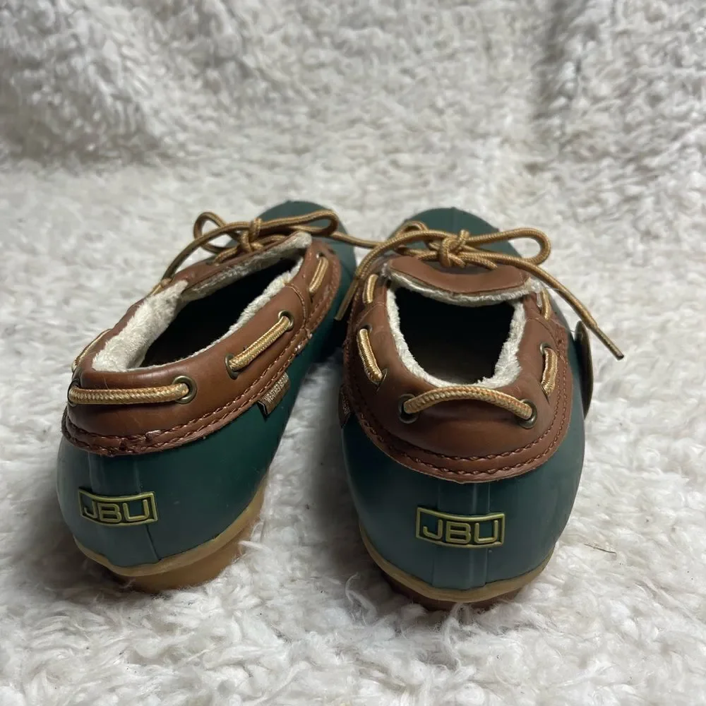 NWT Jambu JBU Gwen Vegan Duck Shoes faux fur lining size 10M